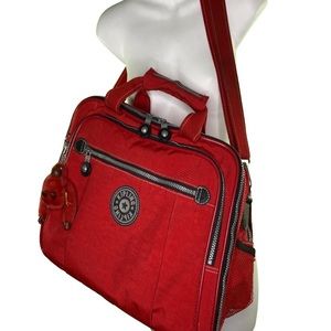 Red Kipling over night bag